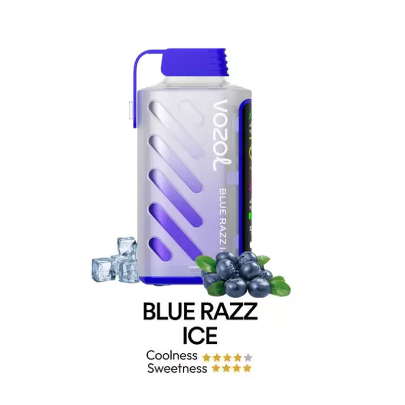 Vozol Gear 20000 Puffs - Blue Razz Ice -  5%  Jetable  xvape.ma Maroc.