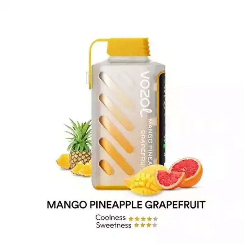 Vozol Gear 20000 Puffs - Mango Pineapple Grapefruit -  5%  Jetable  xvape.ma Maroc.