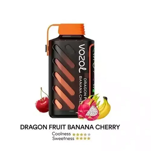 Vozol Gear 20000 Puffs - Dragon Fruit Banana Cherry -  5%  Jetable  xvape.ma Maroc.