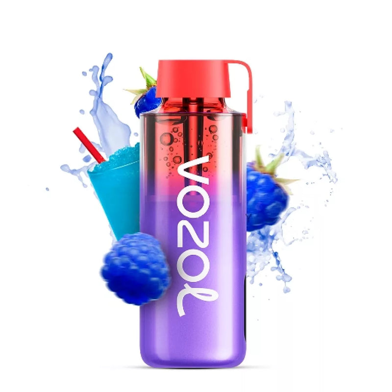 Vozol Neon 10000 Puffs - Blue Razz Ice - 5%  Jetable  xvape.ma Maroc.