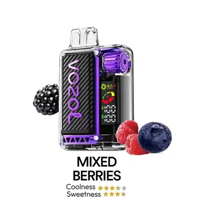 Vozol Vista 16000 Puffs - Mixed Berries - 5%  Jetable  xvape.ma Maroc.