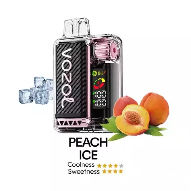Vozol Vista 16000 Puffs - Peach Ice - 5%  Jetable  xvape.ma Maroc.