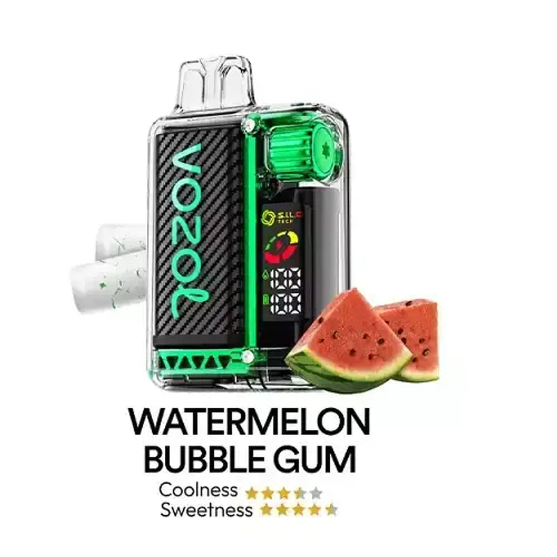 Vozol Vista 16000 Puffs - Watermelon Bubble Gum - 5%  Jetable  xvape.ma Maroc.