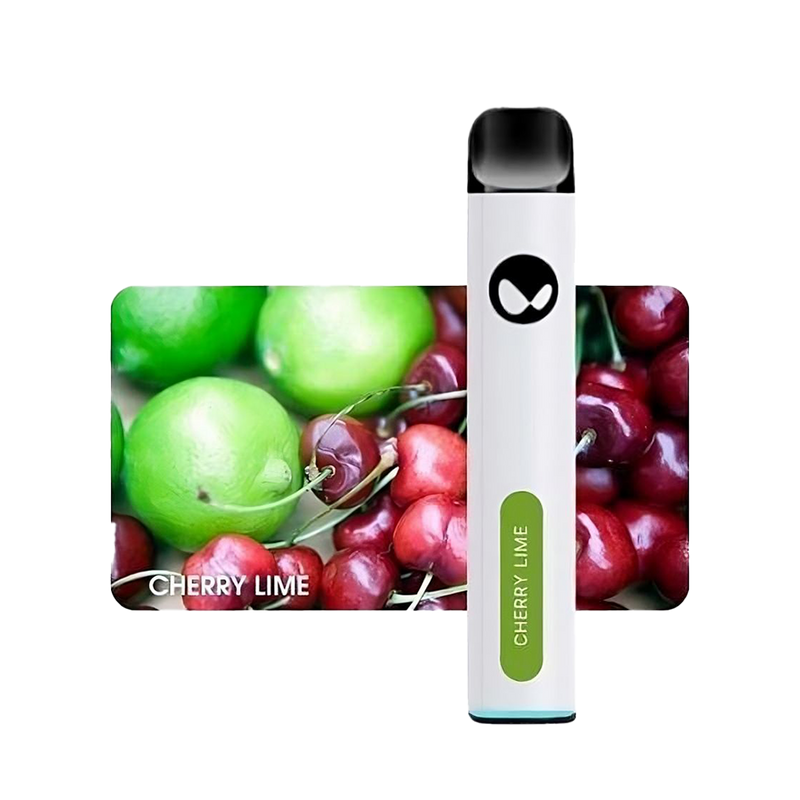 WAKA 1800 TAFFS - CHERRY LIME E-Cigarette jetable