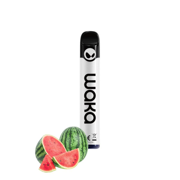 WAKA solo 2 3000 puffs - Watermelon 2%  Jetable  xvape.ma Maroc.