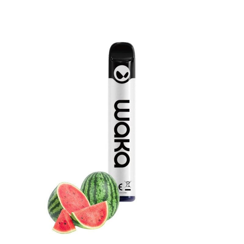 WAKA solo 2 3000 puffs - Watermelon 2%  Jetable  xvape.ma Maroc.