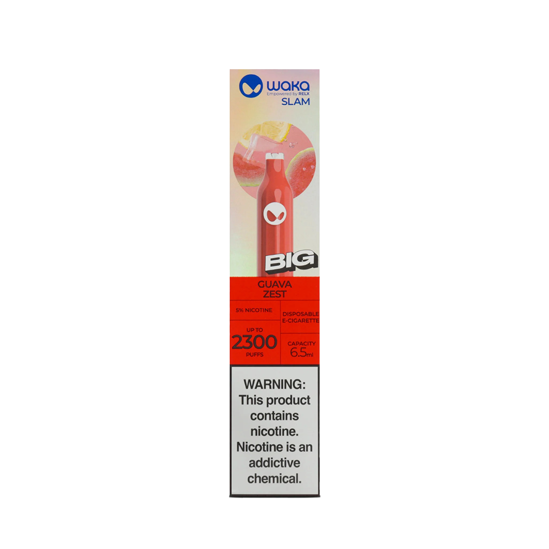 WAKA Slam 2300 Guava Zest  Jetable  xvape.ma Maroc.