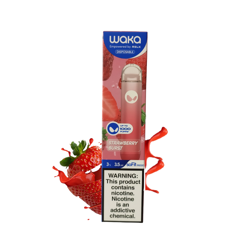 Waka - Strawberry Burst - 1000 Taffs 3%