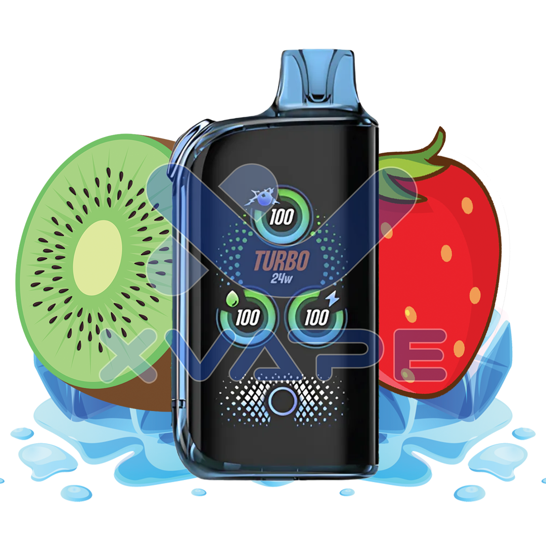 Waka Blast 45K Puffs - Strawberry Kiwi + Ice Mix - 5%