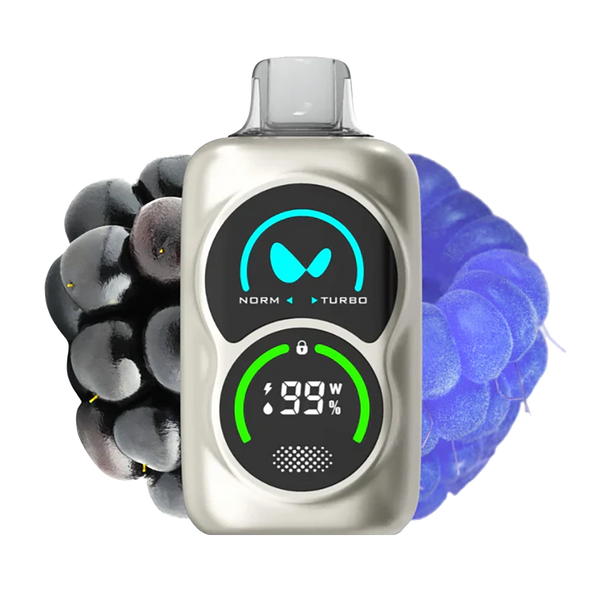 Waka - PA25000 Duo - Blue Razz Blackberry  - 5%  Jetable  xvape.ma Maroc.