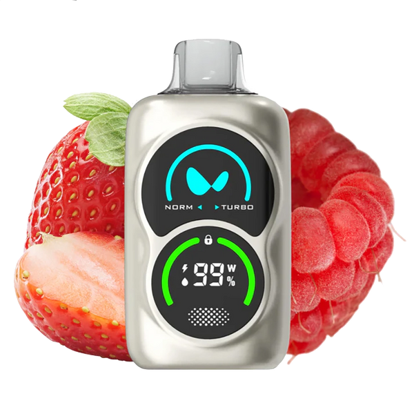 Waka - PA25000 Duo - Strawberry Raspberry  - 5%  Jetable  xvape.ma Maroc.