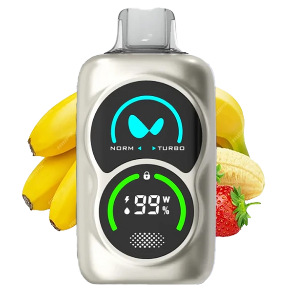 Waka - PA25000 Duo - Strawberry Banana - 5%  Jetable  xvape.ma Maroc.