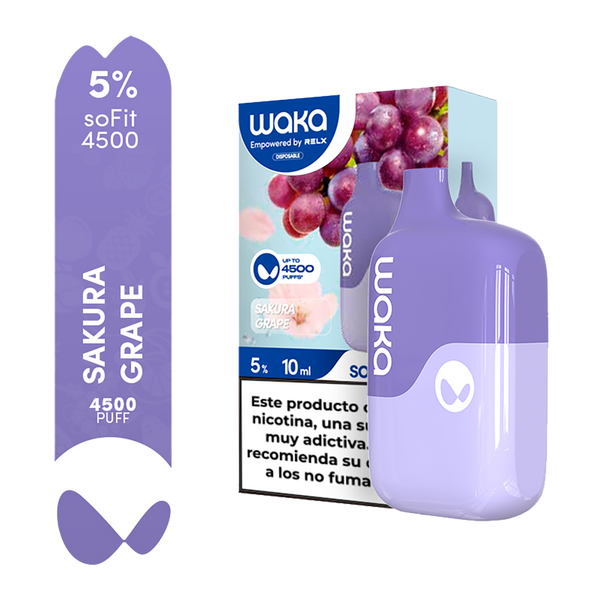 Waka - Sakura Grape - 4500 Taffs 5%