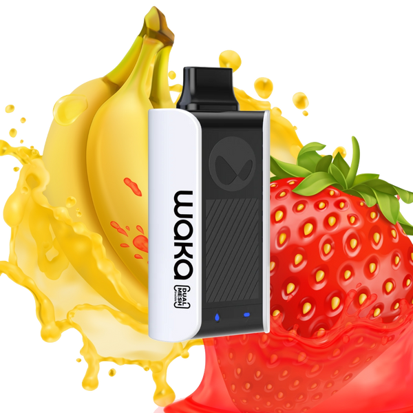 Waka - soPro 18000 - Strawberry Banana 5%  Jetable  xvape.ma Maroc.
