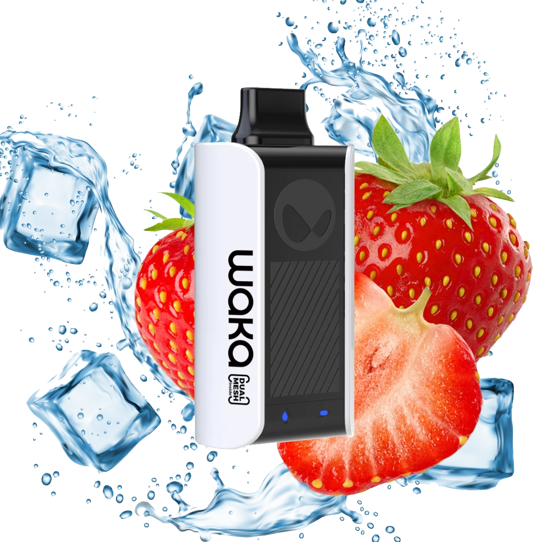 Waka - soPro 18000 - Strawberry Burst 5%  Jetable  xvape.ma Maroc.