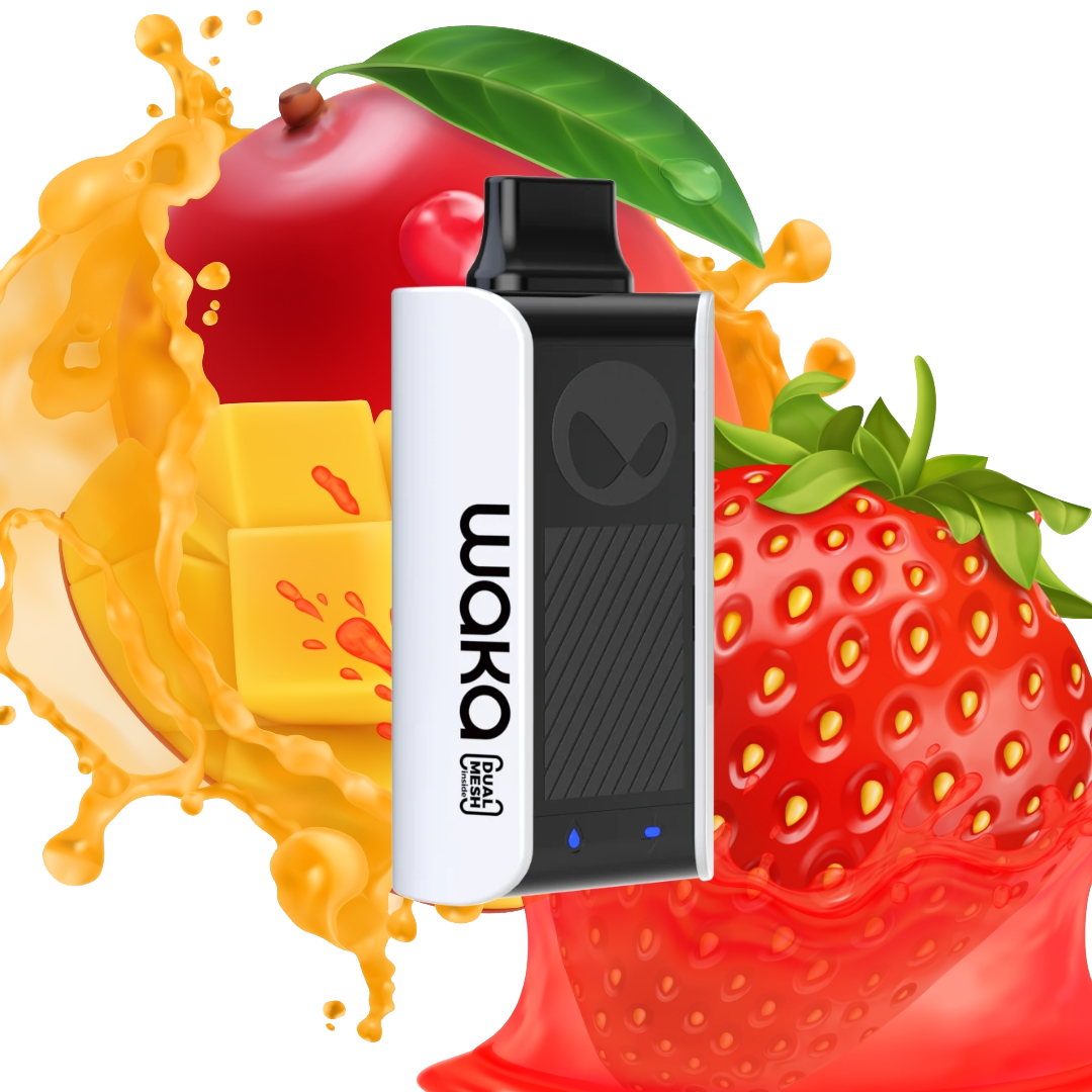 Waka - soPro 18000 - Strawberry Mango 5%  Jetable  xvape.ma Maroc.
