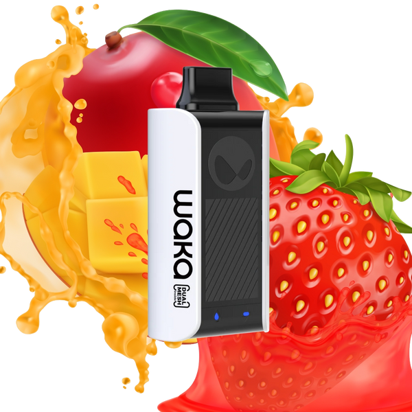 Waka - soPro 18000 - Strawberry Mango 5%  Jetable  xvape.ma Maroc.