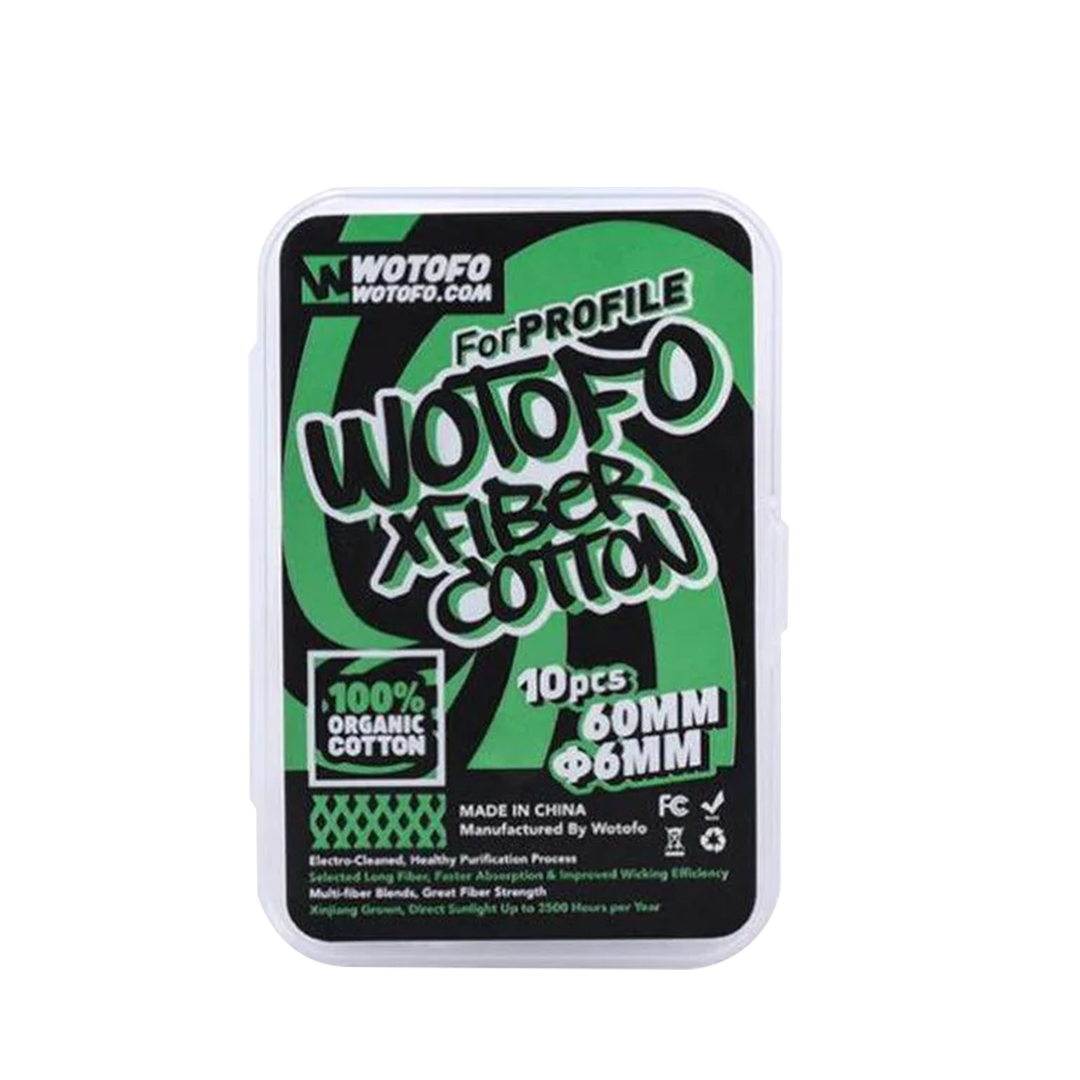 Wotofo XFiber Cotton for Profile 6mm  Coton  xvape.ma Maroc.
