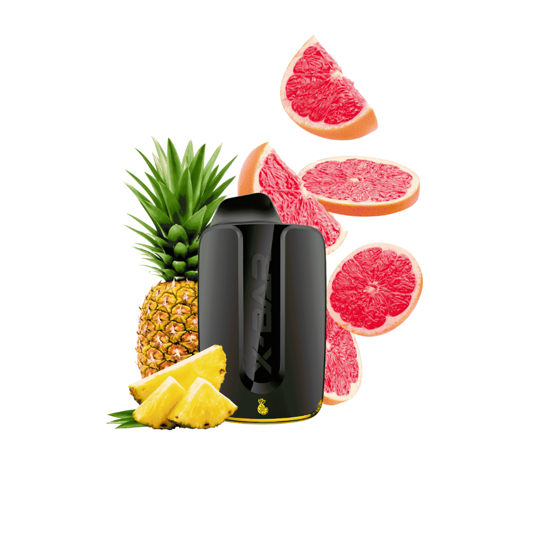 X-Bar Box Ananas Pamplemousse 4000 Puffs 5%  Jetable  xvape.ma Maroc.