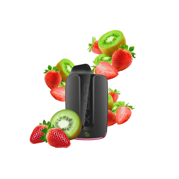 X-Bar Box Fraise Kiwi 4000 Puffs 5%  Jetable  xvape.ma Maroc.