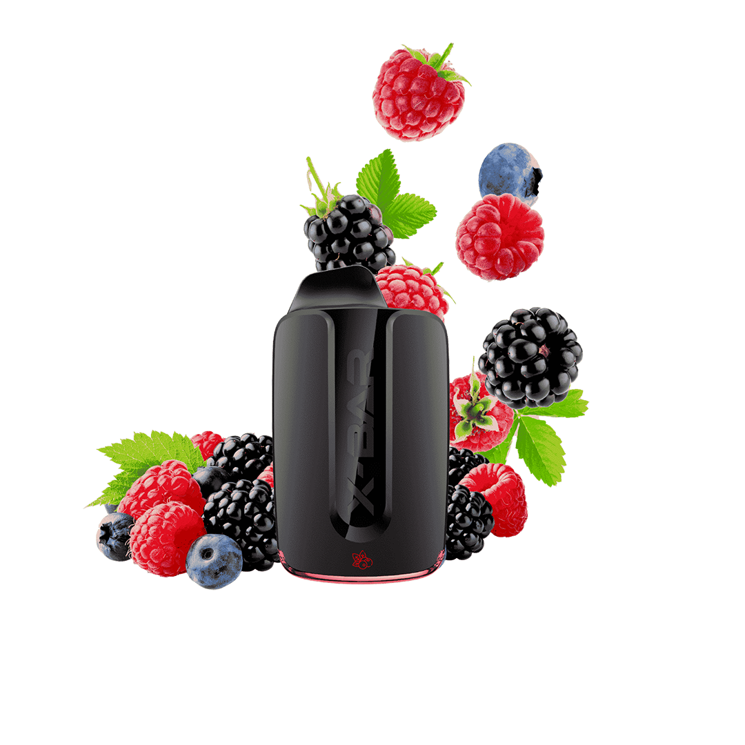 X-Bar Box Fruits Rouges 4000 Puffs 5%  Jetable  xvape.ma Maroc.