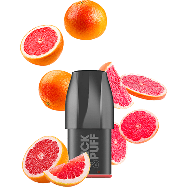 X-Bar Click & Puff Pod - Pamplemousse  Cartouches Pré-Remplies  xvape.ma Maroc.