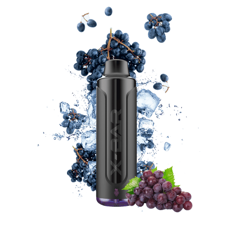 X-BAR MAX 6500 puffs - Ice Grape - 0% / 5%  Jetable  xvape.ma Maroc.