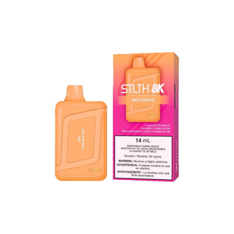 STLTH 8K - Juicy Peach Ice - 5%