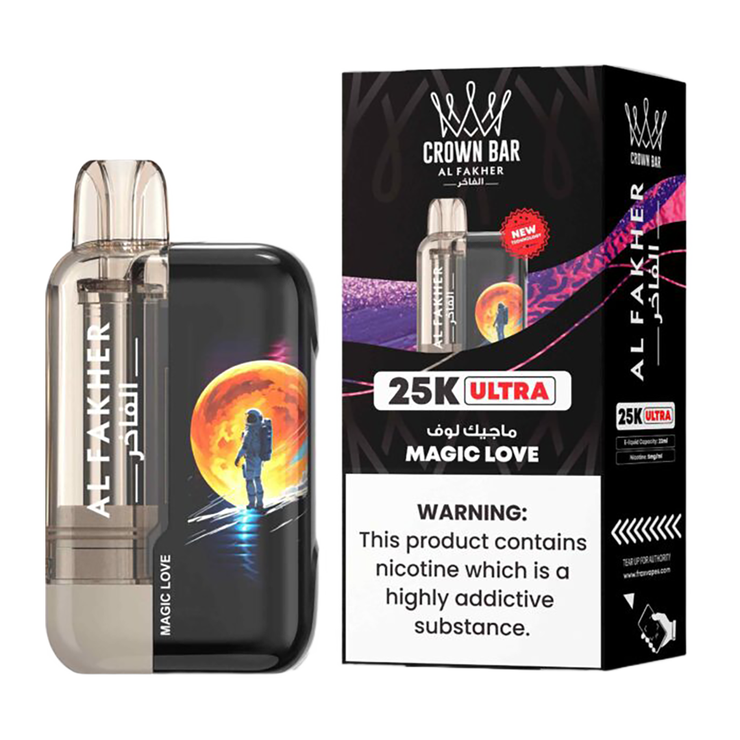 AL Fakher Crown Bar 25K puffs Ultra - Magic Love - 5mg