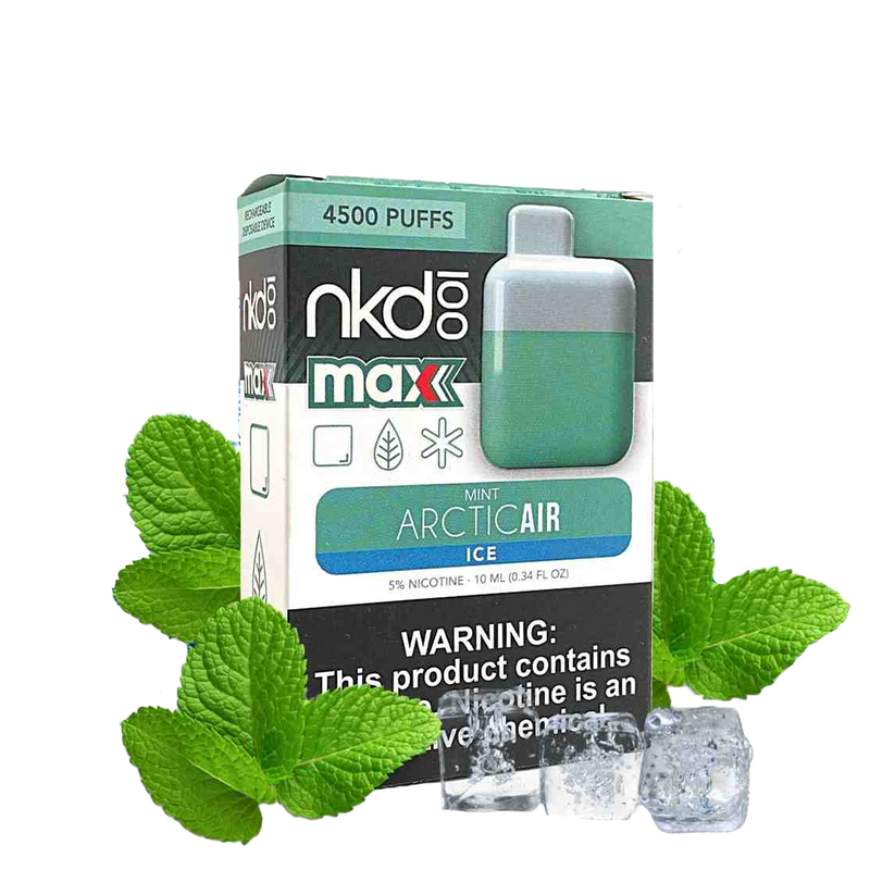 NKD 100 Max 4500 Tafs -  ICED MINT ARCTIC AIR - E-cigarette Jetable 5%