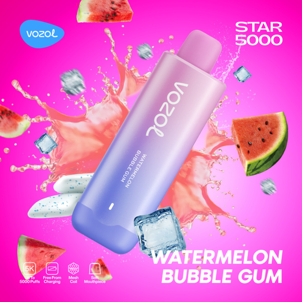 elfbar elfa kaufen VOZOL STAR 6000 - Watermelon Bubble Gum (5% nic) - buy hookah tobacco at a  good price in Poland main image 1