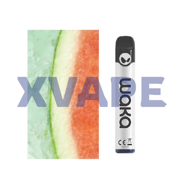 WAKA solo 2 2500 puffs - Watermelon Chill  Jetable  xvape.ma Maroc.