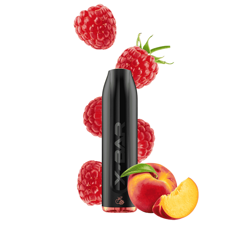 X-BAR PRO 1500 puffs - Peach Raspberry - 0%  Jetable  xvape.ma Maroc.
